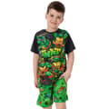 Pikkukuva 4 / 4: Teenage Mutant Ninja Turtles Boys Turtle Short Pyjama Set