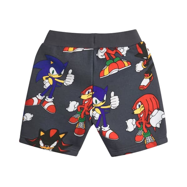 Sonic The Hedgehog Set med långärmad sweatshirt och shorts - Boys Characters