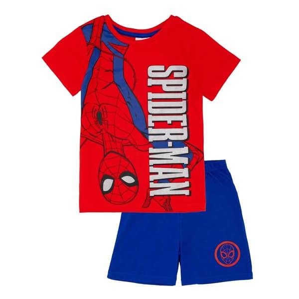 Spider-Man Boys Contrast Short Pyjama Set