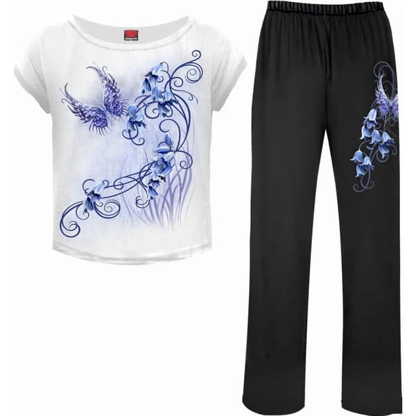 Spiral Direct Womens/Ladies Bluebell Fairy Pyjama Set (Pack of 4) Multicoloured XL