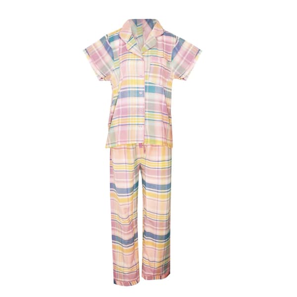 Forever Dreaming Womens/Ladies Button Down Top & Bottom Pyjama Set Mint L