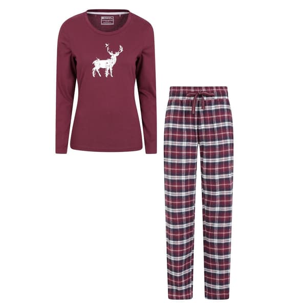 Mountain Warehouse Womens/Ladies Dream Reindeer Pyjama Set