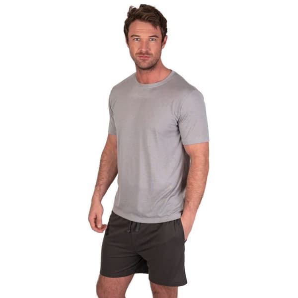 Light And Shade Mens Crew Neck Short Pyjama Set