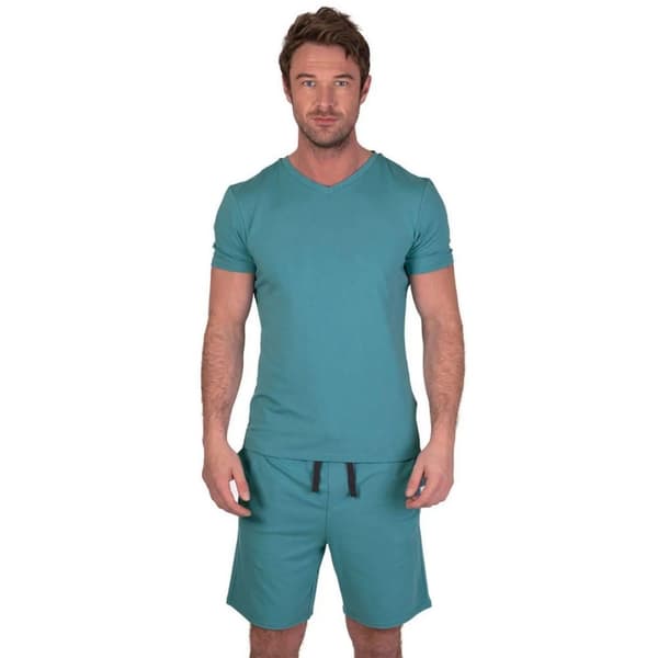 Light And Shade Mens Classic V Neck Pyjama Set