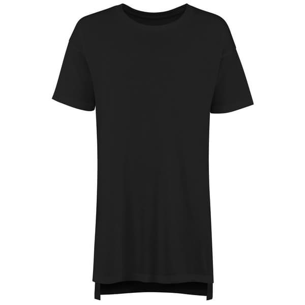 Comfy Co Dame/kvinde Oversized Sleepy T kortærmet pyjamas T-shirt med korte ærmer Black M