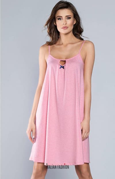 Ora natkjole kvinders wąs.ram., Pink peber, S