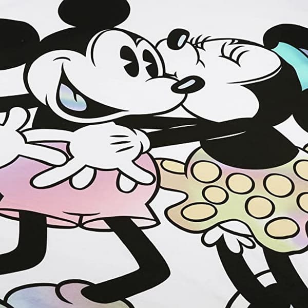 Disney Womens/Ladies Mickey & Minnie Mouse Gradient Pyjama Top