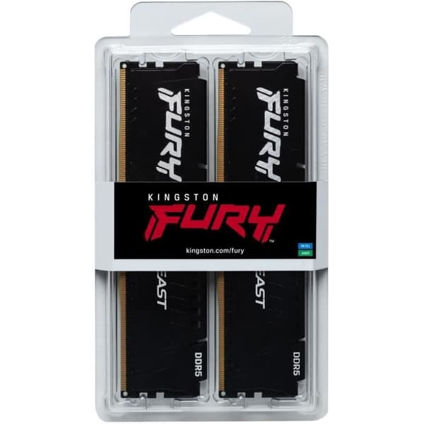 KINGSTON TECHNOLOGY FURY Beast 16GB (2x8GB) 5200MHz CL40 DDR5 RAM