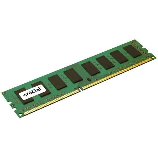 Crucial 4GB DDR3 1600MHz CL11-minne - Enkelkanal - Obuffrat - 1,35V
