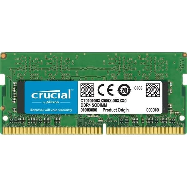 Minne CRUCIAL 16GB DDR4 2400 MT/s (PC4-19200) CL17 DR x8 Obuffrad SODIMM 260pin för Mac