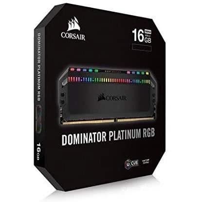 CORSAIR DDR4 PC-minne - Dominator RGB PRO 16GB (2x8GB) - 3200Mhz - CAS 16 (CMT16GX4M2E3200C16)