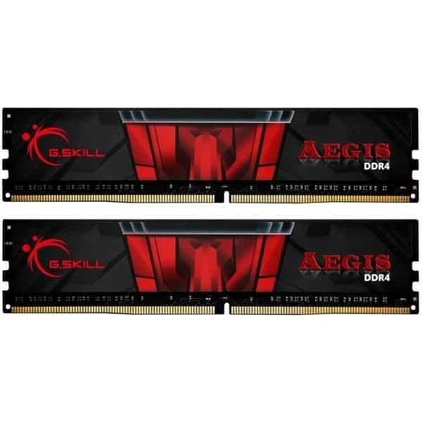 GSKILL - PC RAM-minne - Aegis - 16 Go (2X8Go) - 2666 Mhz - DDR4 - CAS 19 (F4-2666C19D-16GIS)
