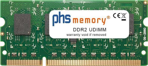 PHS-minne 1GB skrivarminne lämplig för Dell Color Laser C3760dn DDR2 UDIMM 667MHz
