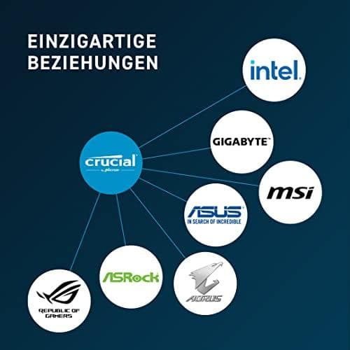 Crucial RAM - 32 GB - DDR5 4800 UDIMM CL40 Ikke bare hurtigere, det er simpelthen bedre. Gør din virksomhed klar til næste generations multi-core CPU'