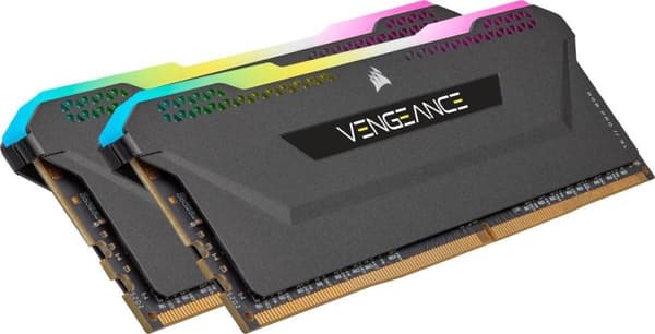 Corsair Vengeance RGB Pro SL - Muisti - DDR4 - 32 Gt: 2 x 16 Gt - 288-PIN - 3600 MHz - CL18 - 1,35 V - RGB