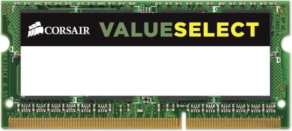 Corsair ValueSelect CMSO8GX3M1C1600C11 8GB DDR3L SODIMM 1600MHz (1 x 8 Gt)