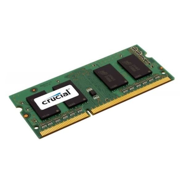 Avgörande 8 GB DDR3 SODIMM, 8 GB, 1 x 8 GB, DDR3, 1600 MHz, 204-stifts SO-DIMM