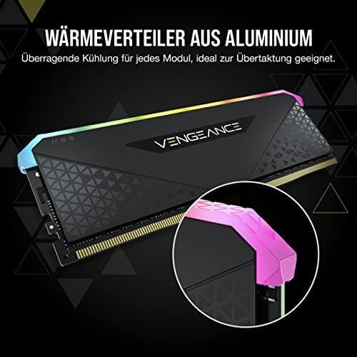 CORSAIR Vengeance RGB RS - DDR4 - modul - 8 GB - DIMM 288-PIN - 3200 MHz / PC4-25600 - CL16 - 1,35 V - obuffrad - icke-ECC - svart