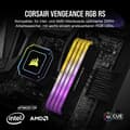Miniatyrbild 2 av 6: CORSAIR Vengeance RGB RS - DDR4 - modul - 8 GB - DIMM 288-PIN - 3200 MHz / PC4-25600 - CL16 - 1,35 V - obuffrad - icke-ECC - svart