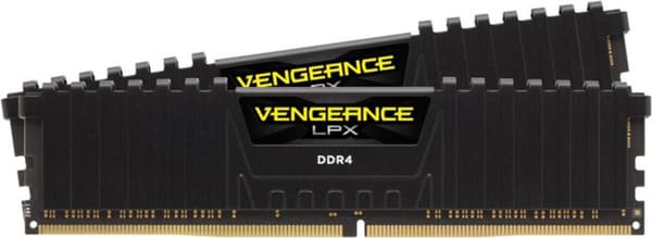 Corsair Vengeance LPX - DDR4 - 64 Gt: 2 x 32 Gt - DIMM 288-PIN - 3000 MHz / PC4-24000 - CL16 - 1,35 V - puskuroimaton - ei-ECC - musta (CMK64GX4M2D300
