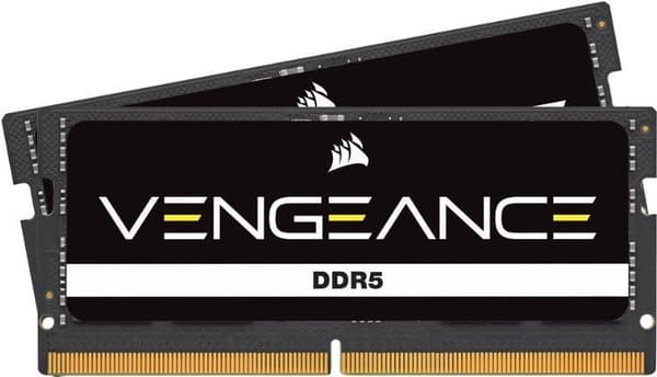 CORSAIR Vengeance - DDR5 - Kit - 16 Gt + 2 x 8 Gt - SO DIMM 262-PIN - 4800 MHz / PC5-38400 - CL40 - 1,1 V (CMSX16GX5M2A4800C40)