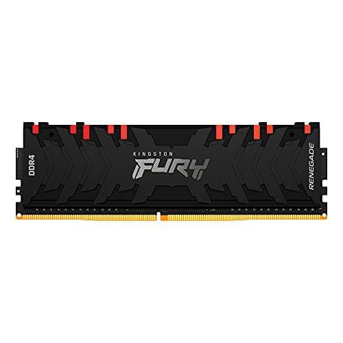 Kingston FURY Renegade RGB - DDR4 - Kit - 16 GB: 2 x 8 GB - DIMM 288-PIN - 3000 MHz / PC4-24000 - CL15 - 1,35 V - ubufferet - ikke-ECC - sort (KF430C1