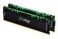 Miniatyrbillede 6 af 6: Kingston FURY Renegade RGB - DDR4 - Kit - 16 GB: 2 x 8 GB - DIMM 288-PIN - 3000 MHz / PC4-24000 - CL15 - 1,35 V - ubufferet - ikke-ECC - sort (KF430C1