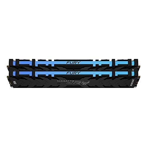 Kingston FURY Renegade RGB - DDR4 - Kit - 16 GB: 2 x 8 GB - DIMM 288-PIN - 3000 MHz / PC4-24000 - CL15 - 1,35 V - ubufferet - ikke-ECC - sort (KF430C1