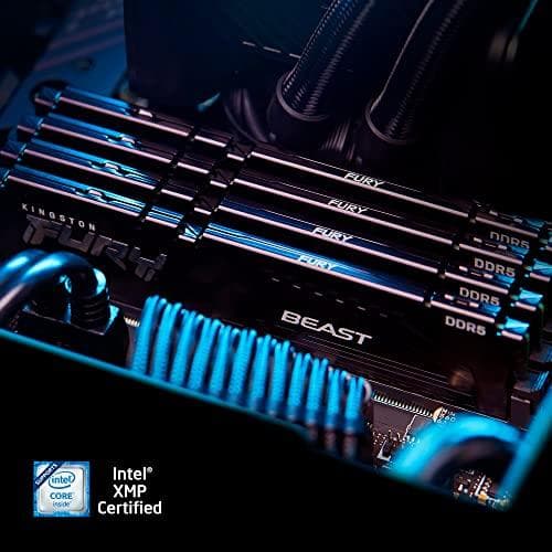 Kingston FURY Beast - DDR5 - modul - 8 GB - DIMM 288-PIN - 5200 MHz / PC5-41600 - CL38 - 1,25 V - ubuffret - på matricen ECC (KF552C40BB-8)