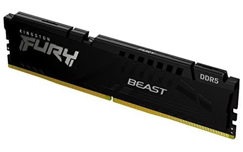Kingston FURY Beast - DDR5 - modul - 8 GB - DIMM 288-PIN - 5200 MHz / PC5-41600 - CL38 - 1,25 V - ubuffret - på matricen ECC (KF552C40BB-8)
