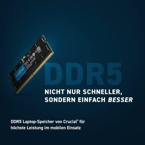Crucial 16 Gt DDR5-4800 SODIMM (CT16G48C40S5)
