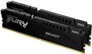 Kingston FURY Beast - DDR5 - Sæt - 64 GB: 2 x 32 GB - DIMM 288-PIN - 5600 MHz / PC5-44800 - CL40 - 1,25 V - ubufferet - on-die ECC (KF556C40BBK2-64)