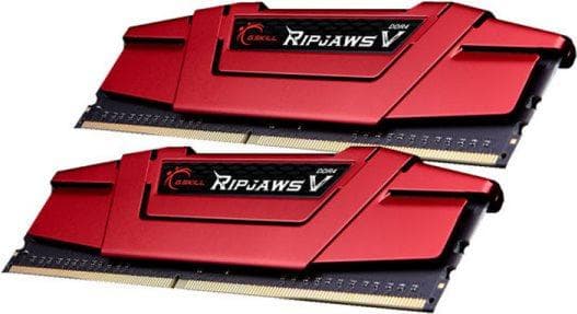 G.Skill Ripjaws V - DDR4 - 16GB : 2 x 8GB - DIMM 288-PIN - 2666MHz / PC4-21300 - CL15 - 1,2V - ubufferet - ikke-ECC (F4-2666C15D-16GVR)