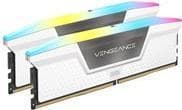 CORSAIR Vengeance RGB - DDR5 - Sarja - 32 Gt: 2 x 16 Gt - DIMM 288-PIN - 6200 MHz / PC5-49600 - CL36 - 1,3 V - valkoinen