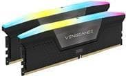 CORSAIR Vengeance RGB - DDR5 - Sarja - 32 Gt: 2 x 16 Gt - DIMM 288-PIN - 6000 MHz / PC5-48000 - CL40 - 1,35 V - Musta