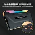 Miniatyrbild 5 av 6: CORSAIR VENGEANCE RGB PRO 32GB (2x16GB) DDR4 3200(PC4-25600)C16 PC-minne - svart