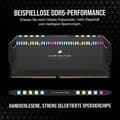 Miniatyrbild 3 av 6: CORSAIR Dominator Platinum RGB - DDR5 - Kit - 32GB: 2 x 16GB - DIMM 288-PIN - 5600MHz / PC5-44800 - CL36 - 1,25V - obuffrad - icke-ECC - svart