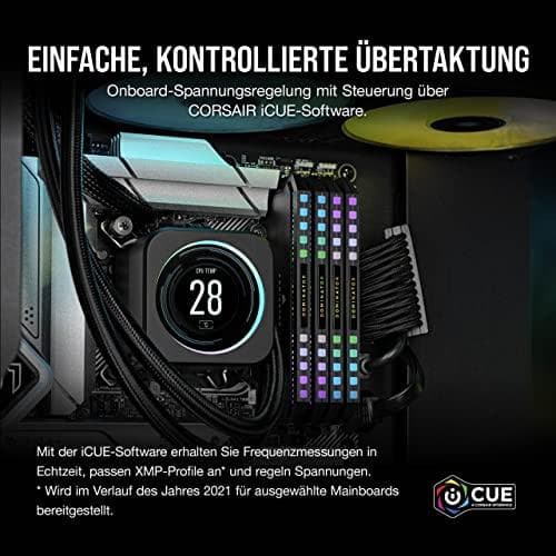 CORSAIR Dominator Platinum RGB - DDR5 - Kit - 32GB: 2 x 16GB - DIMM 288-PIN - 5600MHz / PC5-44800 - CL36 - 1,25V - obuffrad - icke-ECC - svart