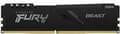 Pikkukuva 1 / 6: Kingston FURY Beast - DDR4 - Kit - 32 Gt: 4 x 8 Gt - DIMM 288-PIN - 3600 MHz / PC4-28800 - CL17 - 1,35 V - puskuroimaton - ei-ECC - musta (KF436C17BBK