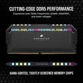 Pikkukuva 3 / 6: Corsair Dominator Platinum RGB - DDR5 - Kit - 32 Gt: 2 x 16 Gt - DIMM 288-PIN - 6000 MHz / PC5-48000 - CL36 - 1,25 V - puskuroimaton - ei-ECC - musta