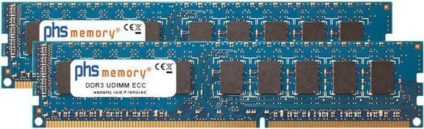 PHS-minne 16GB (2x8GB) Kit RAM-minne för Supermicro A+ Server 2122TC-H6RF4 DDR3 UDIMM ECC 1600MHz PC3-12800E (SP159972)
