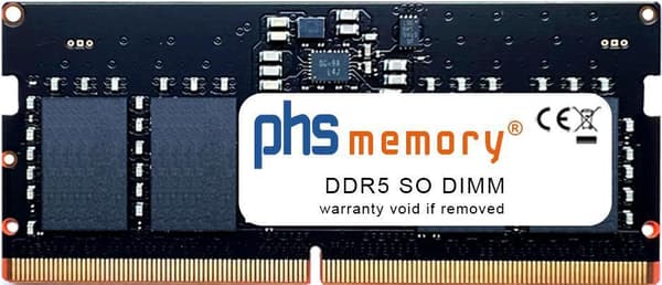 PHS-minne 8GB RAM lämplig för Dell Precision 3570 (DDR5) DDR5 SO DIMM 4800MHz PC5-38400-S (SP426772)