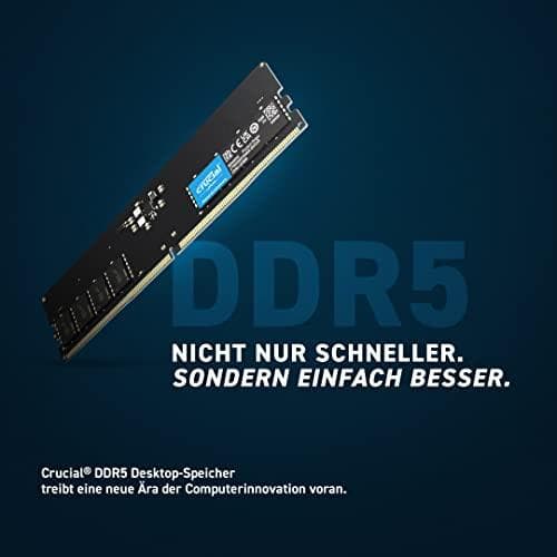 CRUCIAL DRAM 16GB DDR5-4800 UDIMM CL40 16Gbit (CT16G48C40U5)