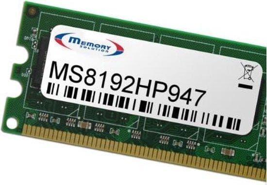 Muistiratkaisu MS8192HP947. RAM-muisti: 8 Gt, Komponentti: PC / Palvelin, Muistikanavat: Kaksi. Yhteensopivat tuotteet: HP Elite Slice (P1N54AA)