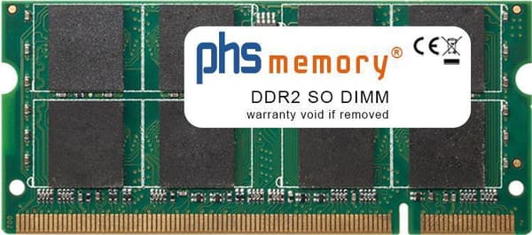PHS-hukommelse 2GB RAM egnet til Asus X51RL DDR2 SO DIMM