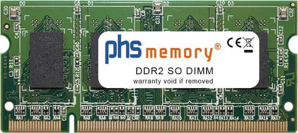 PHS-hukommelse 512 MB RAM til Lexmark X864de 4 DDR2 SO DIMM 667MHz PC2-5300S (SP127845)