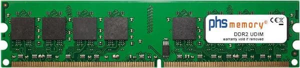 PHS-muisti 2GB RAM-muisti Medion MT8 MED MT 461 DDR2 UDIMM 533MHz (SP209375)