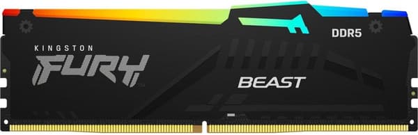 Kingston Technology FURY Beast RGB, 16 Gt, 1x16 Gt, DDR5, 5600 MHz, 288-nastainen DIMM