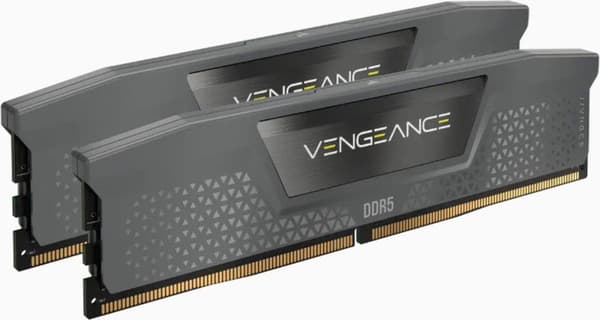 Corsair Vengeance - Hukommelse - DDR5 - 64 GB: 2 x 32 GB - 288-PIN - 5200 MHz / PC5-41600 - CL40 - 1,25V - AMD EXPO - Overclock PMIC - sort