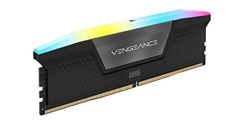 Corsair Vengeance RGB - DDR5 - Kit - 32 Gt: 2 x 16 Gt - DIMM 288-PIN - 7200 MHz / PC5-57600 - CL34 - 1,45 V - puskuroimaton - musta (CMH32GX5M2X7200C3